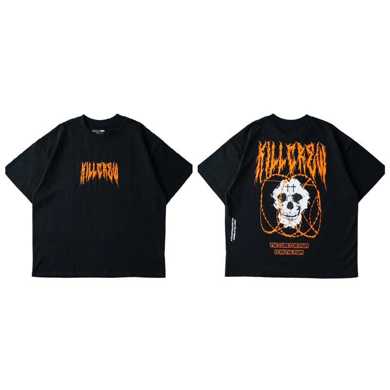 Killcrew Graphic Oversized Black T-Shirt