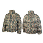 Thug Club Digital Camo Stand Collar Puffer Jacket, Unisex