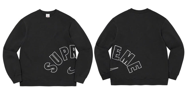 Supreme x Nike Arc Crewneck – Black Hover Image