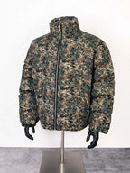 Thug Club Digital Camo Stand Collar Puffer Jacket, Unisex