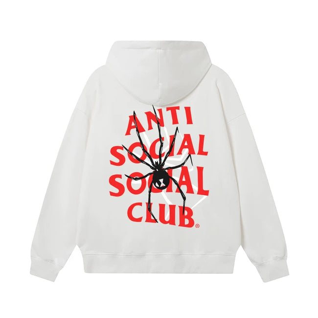 ANTI SOCIAL SOCIAL CLUB ASSC Basic Reflective Chinese Loong Print Autumn Winter Hoodie (20) Hover Image