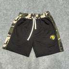Broken Planet Camo Trim Embroidered Sweat Shorts‑3 Colors