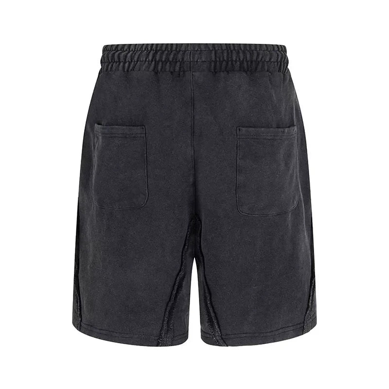 Thug Club Vintage Washed Raw Seam Sweat Shorts, Unisex