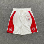 Broken Planet Color‑Block Basketball Mesh Shorts, 4 Colors Unisex Retro Street Sport Shorts