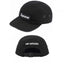 Supreme Black 5-Panel Box Logo Camp Cap with SUP-94TH/DIV. Back Embroidery
