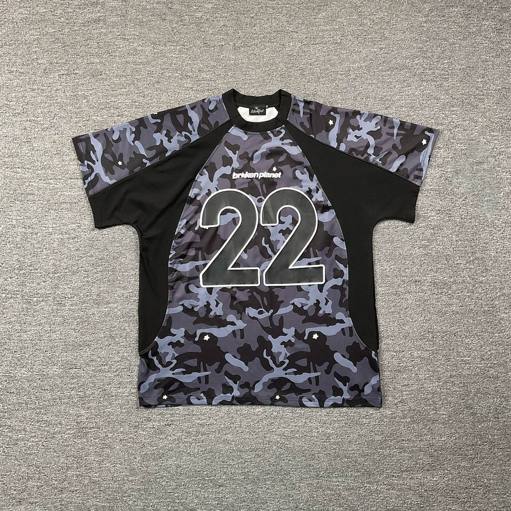 Broken Planet "22" Retro Football Jersey - 4 Colors Available