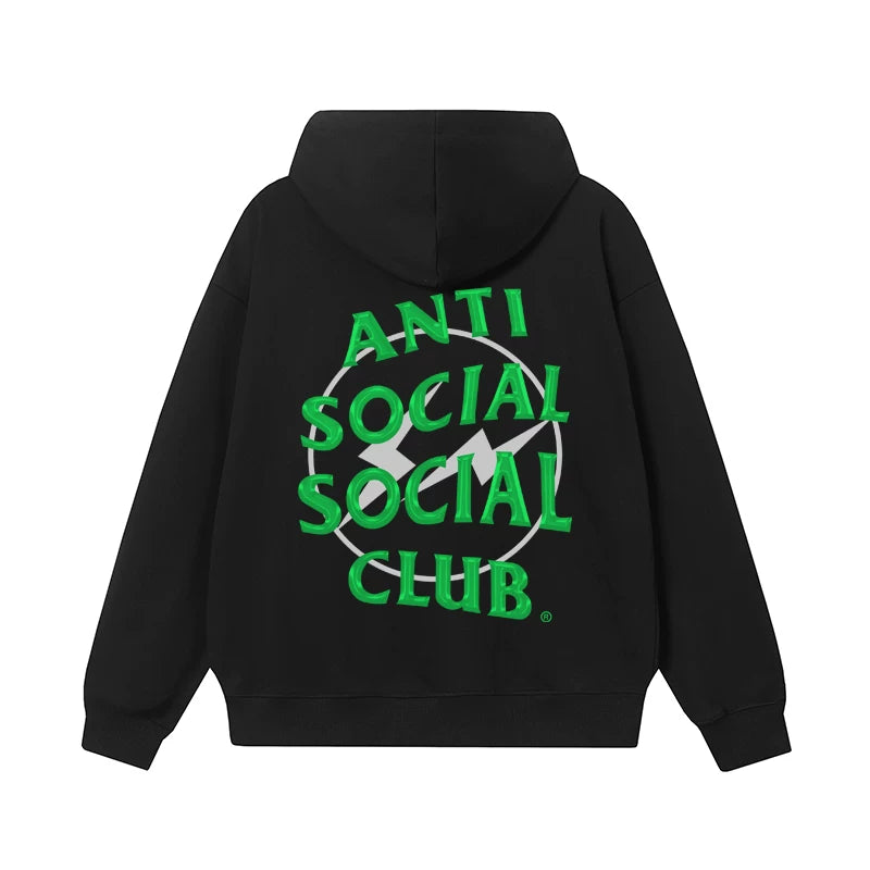 ANTI SOCIAL SOCIAL CLUB ASSC Basic Reflective Chinese Loong Print Autumn Winter Hoodie (9)