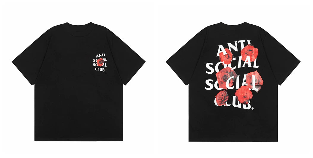 ASSC short sleeved American high street hip-hop fashion brand summer unisex loose cotton casual couple letter T-shirt (31)