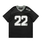 Broken Planet Number 22 Mesh Football Jersey