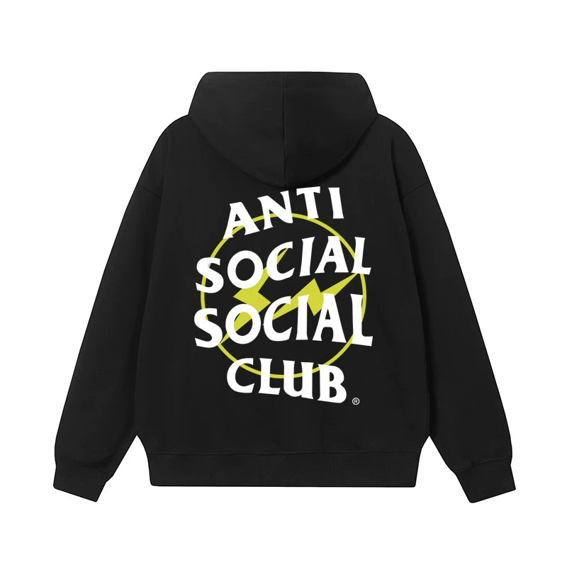 ANTI SOCIAL SOCIAL CLUB ASSC Basic Reflective Chinese Loong Print Autumn Winter Hoodie (49)