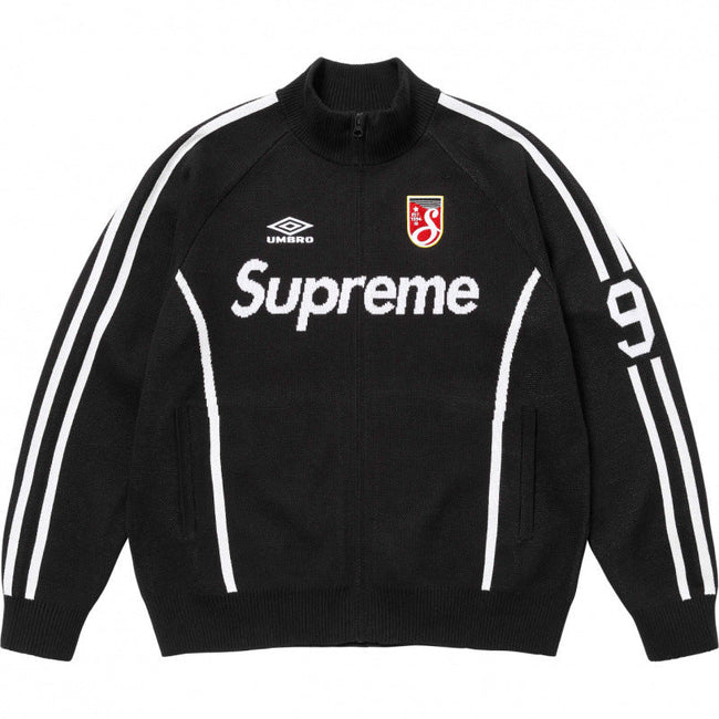 Supreme x Umbro Track Jacket - Black / White Hover Image