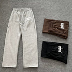 Broken Planet Script Logo Wide Leg Sweatpants - 3 Colors Available