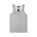 Thug Club Embroidered Logo U-Neck Tank Top, Y2K Gothic Sleeveless Vest