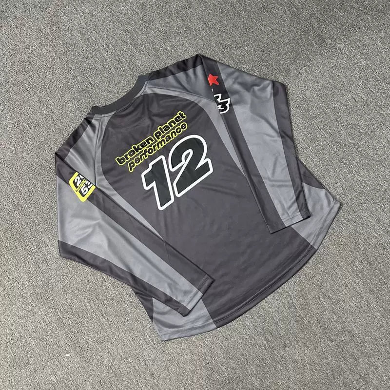 Broken Planet Moto Racing Long Sleeve Jersey