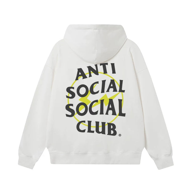 ANTI SOCIAL SOCIAL CLUB ASSC Basic Reflective Chinese Loong Print Autumn Winter Hoodie (48) Hover Image