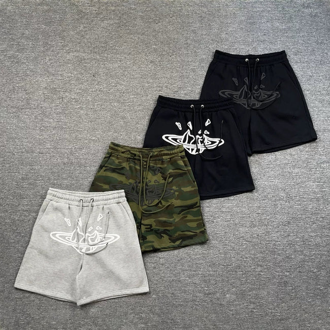 1. Broken Planet Melting Planet Logo Sweat Shorts - 4 Colors Available Hover Image