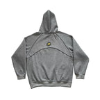 Broken Planet Camo Logo Raglan Hoodie - Heather Grey