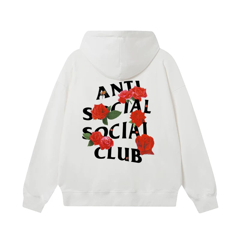 ANTI SOCIAL SOCIAL CLUB ASSC Basic Reflective Chinese Loong Print Autumn Winter Hoodie (50)