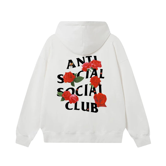 ANTI SOCIAL SOCIAL CLUB ASSC Basic Reflective Chinese Loong Print Autumn Winter Hoodie (50) Hover Image