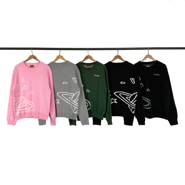 Broken Planet Cracked Planet Knit Sweater - 4 Colors Available Main Image