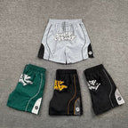 Broken Planet Curved Seam Graffiti Basketball Shorts‑4 Colors