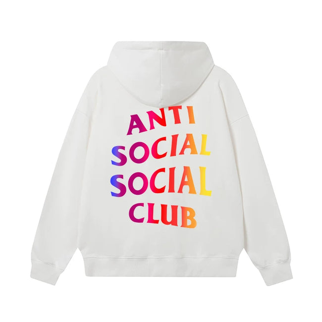 ANTI SOCIAL SOCIAL CLUB ASSC Basic Reflective Chinese Loong Print Autumn Winter Hoodie (23) Hover Image