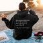 Black "Dear Person Behind Me" Quote Hoodie