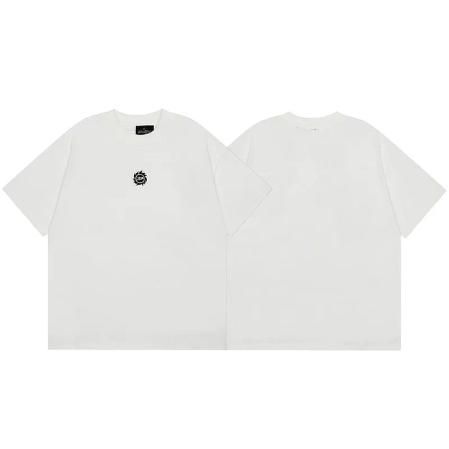 Broken Planet Badge Logo White T-Shirt Hover Image