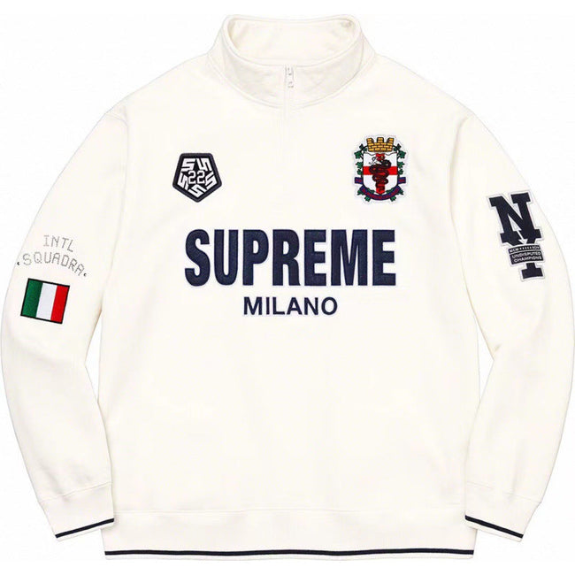Supreme Milano Half-Zip Pullover Sweatshirt - Off-White Hover Image