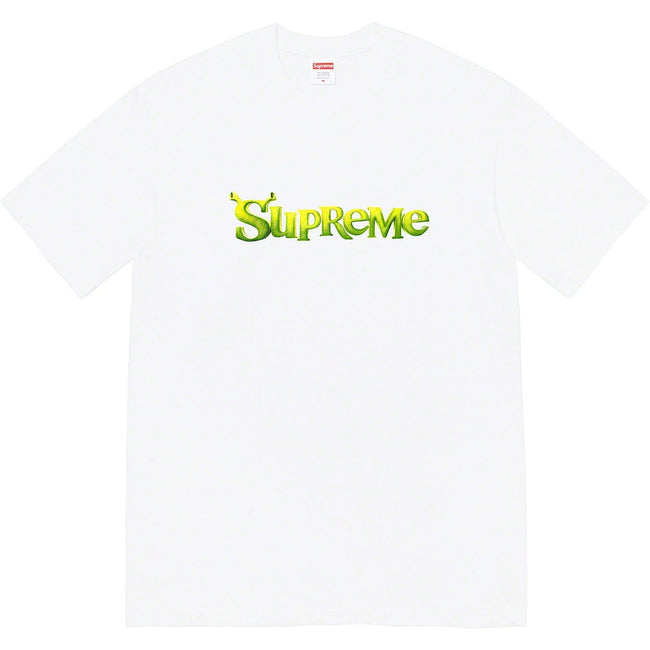Supreme Shrek Logo Tee – White / Green Hover Image