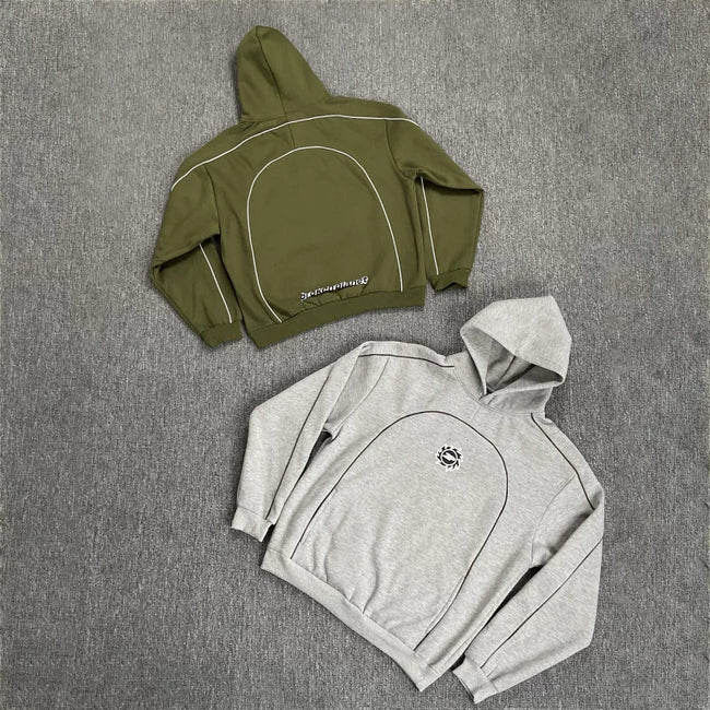 Broken Planet Contrast Piping Circle Logo Hoodie - 4 Colors Available Main Image