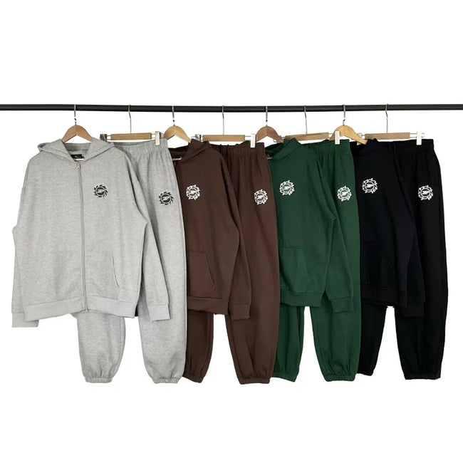 Broken Planet Circle Logo Zip Hoodie Jogger Set - 4 Colors Available Hover Image