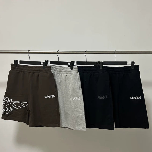 Broken Planet "BROKEN" Script Sweat Shorts - 3 Colors Available Hover Image
