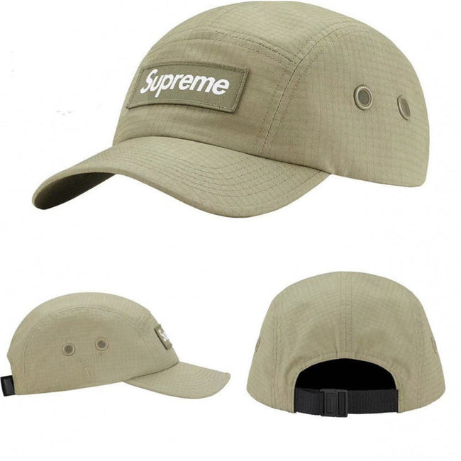 Supreme Olive Ripstop 5-Panel Box Logo Camp Cap Hover Image