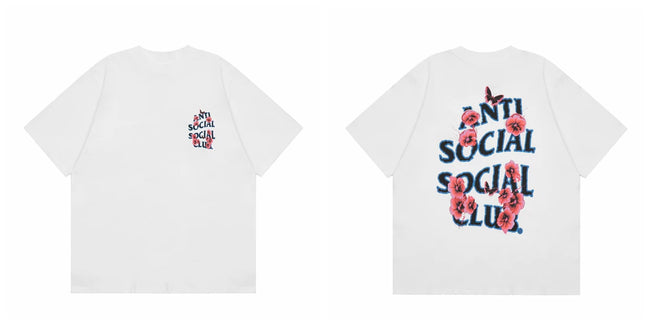 ASSC short sleeved American high street hip-hop fashion brand summer unisex loose cotton casual couple letter T-shirt (11) Hover Image
