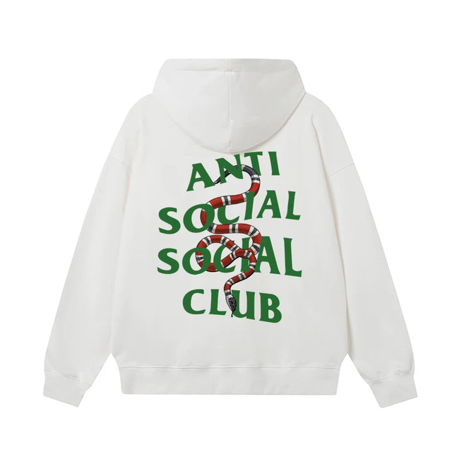 ANTI SOCIAL SOCIAL CLUB ASSC Basic Reflective Chinese Loong Print Autumn Winter Hoodie (31) Hover Image