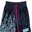 Killcrew Flame Graphic Black and Light Blue Mesh Shorts