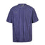 Thug Club Vintage Washed Purple Metal Logo Raw Seam Oversized T-Shirt, Unisex