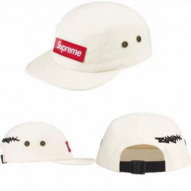 Supreme Natural Graffiti Box Logo 5-Panel Camp Cap Hover Image