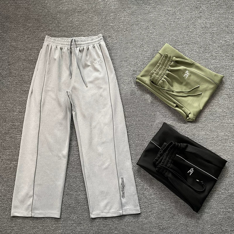 Broken Planet BP Mini Logo Wide Leg Track Pants - 3 Colors Available