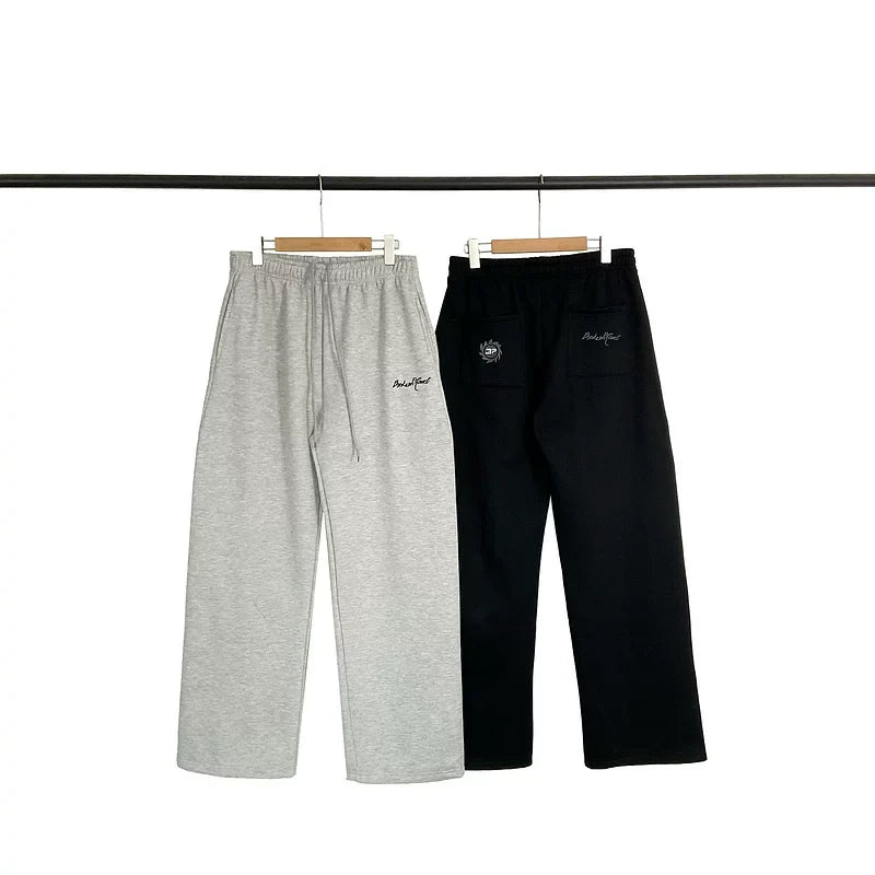 Broken Planet Script Logo Wide Leg Sweatpants - 2 Colors Available