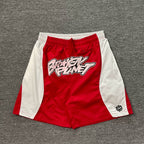 Broken Planet Graffiti Script Color Block Nylon Shorts - 4 Colors Available