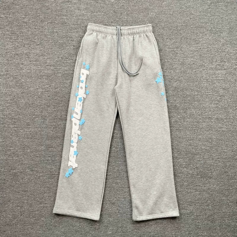 Broken Planet Vertical Star Print Wide Leg Sweatpants - 3 Colors Available