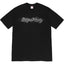 Supreme Smoke Logo T-Shirt – Black / Silver