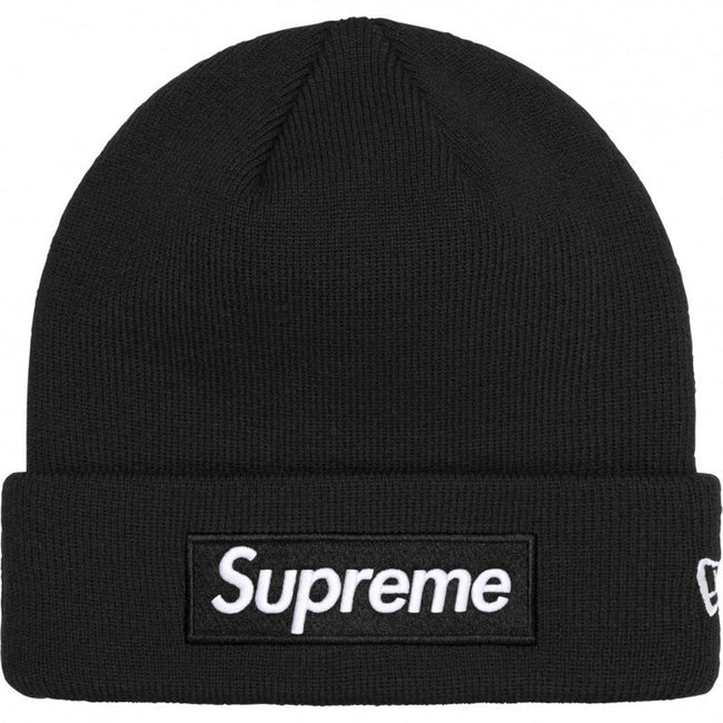 Supreme / New Era Black Box Logo Beanie Hover Image