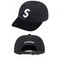 Supreme Black S Logo 6-Panel Dad Hat