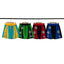Broken Planet Star Graphic Vertical Stripe Basketball Shorts (4 Colors)