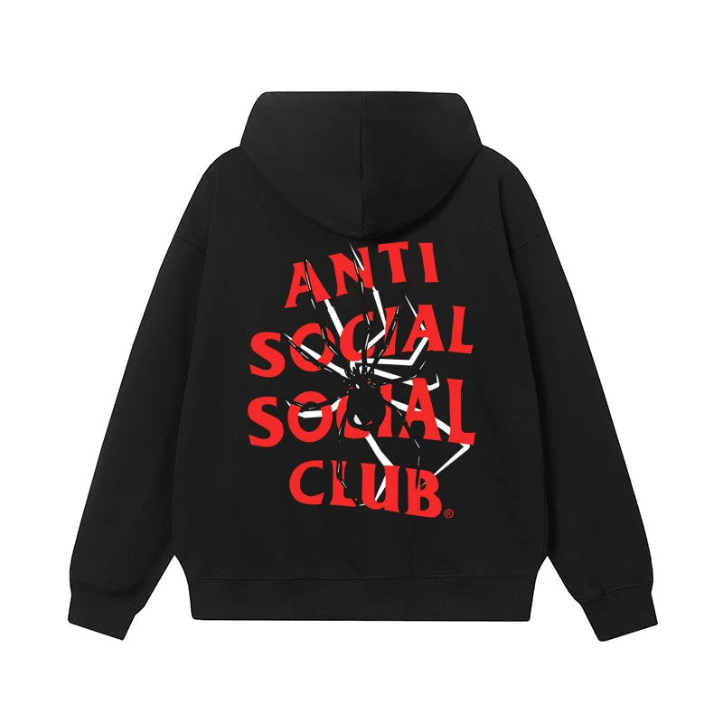 ANTI SOCIAL SOCIAL CLUB ASSC Basic Reflective Chinese Loong Print Autumn Winter Hoodie (21)
