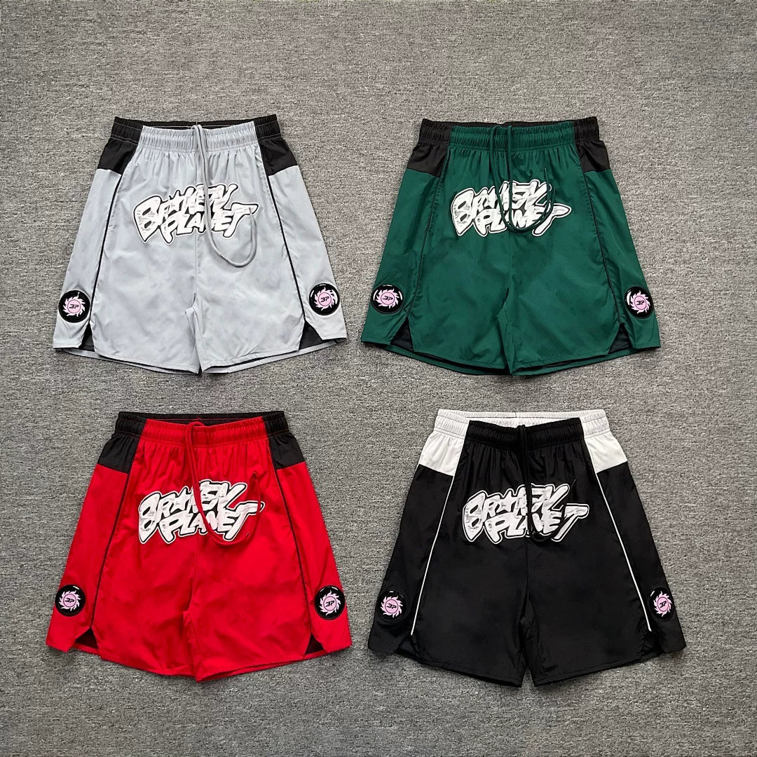 Broken Planet Graffiti Basketball Mesh Shorts‑4 Colors