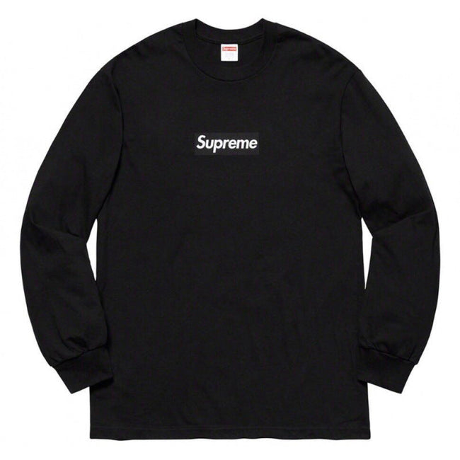Supreme Box Logo Long Sleeve Tee - Black Hover Image